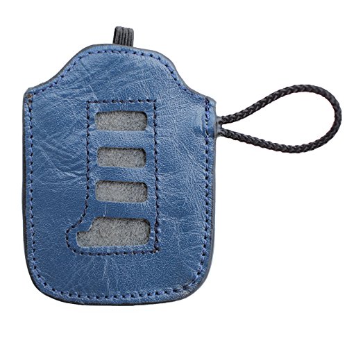 Deep Sea Mica Blue Leather Key Fob Cover For Lexus IS200t IS250 IS300 IS350 ES300h ES350 GS200t GS350 GSF RC200t RC300 RC350 RCF NX200t NX300h RX350 RX450h LS460 LS600h HYQ14FBA
