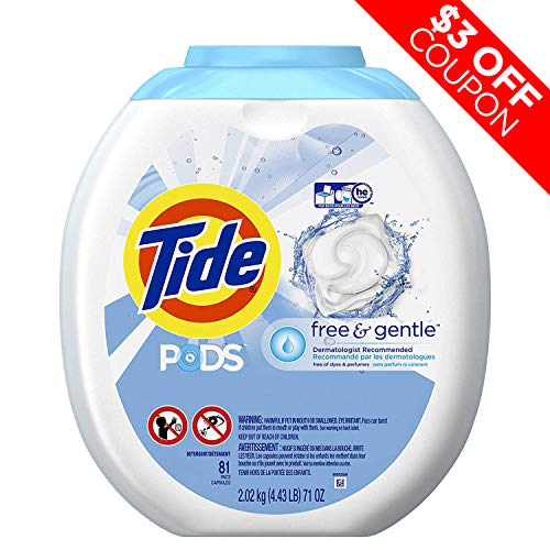 Tide Pods HE Turbo lavandería detergente, última intervensión y suave