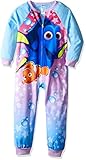Disney Girls' Little Girls' Finding Dory Minky Footed Blanket Sleeper, Purple, 6