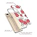 iPhone 7 Plus Case, CASY MALL Hybrid Slim Fit Hard Case Drop Protective Cover for Apple iPhone 7 5.5 Inch Rose Flower