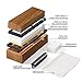 Whetstone 10000 5000 Grit Knife Sharpening Stone & Polishing Kit | 6-in-1 Waterstone Sharpener Set with NonSlip Antique Customized Box, Angle Guide & Flatting Stone for All BEGINNERS & CHEF
