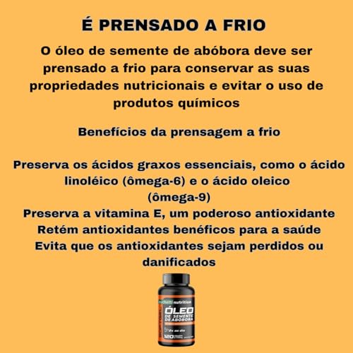 Kit 2 Potes Óleo de Semente de Abóbora 240 Capsulas Softgel Saúde Homem Zuchetti Nutrition