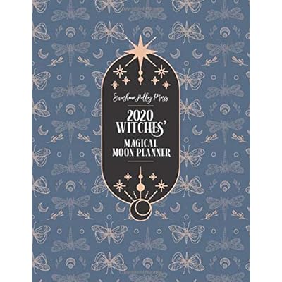 Sunshine Holly Press 2020 Witches� Magical Moon Planner: Monthly and Weekly Calendar Organizer | January 1, 2020 - December 31, 2020 | Large, 8.5 x 11 ... of the Year Dates (Moon Moths & Dragonflies)