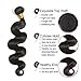 VIYAVIYA Body Wave Human Hair 4 Bundles 16 18 20 22 Inch Brazillian Virgin Hair 400g 10A 100% Unprocessed Remy Hair Weave Bundles 100% Real Hair for Women