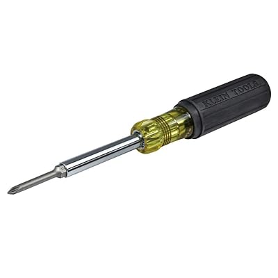 Multibit Screwdriver, Extended Reach Tool with Nut Driver, Phillips and Slotted Bits Klein Tools 32559