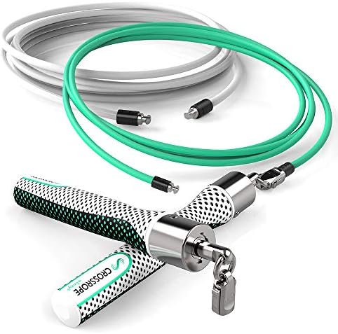 Crossrope Jump Rope Get Lean Set- Speed Rope and Strength Rope