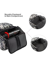 Piscifun   Mochila de pesca impermeable con funda protectora para la lluvia, 4 bandejas, color caqui, negro y camuflaje