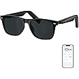 GetD Bluetooth Sunglasses for Men/Women, AI Translator, 11H Battery Life, Polarized Lens, UV Protection, Voice Control, Built-in Mic & Speakers, Smart Eyewear for Gaming Meeting Travel