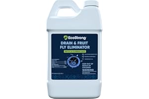 Fruit Fly Drain Treatment | Drain Fly Eliminator | All-Natural, Eliminates Gnats, Sewer Flies and More - Works in All Drains 