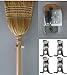 Bulldog (2 Pieces) Spring Grip Organizer for Brooms, Mops, Rakes Etc
