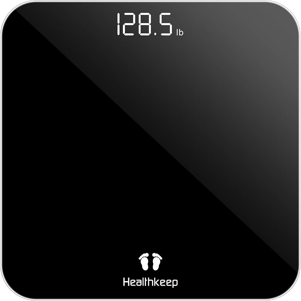 Healthkeep Digital Bathroom Scale 180kg 400lb High Precision LED Display
