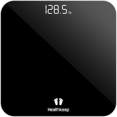 Healthkeep Digital Bathroom Scale 180kg 400lb High Precision LED Display
