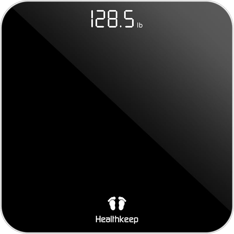 Healthkeep Digital Bathroom Scale 180kg 400lb High Precision LED Display