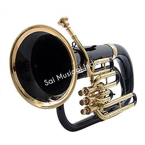 Sai Musical India Euphonium Peu-225. Bb, 3 Valve (Black)