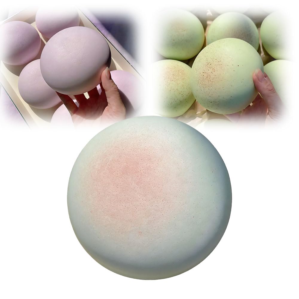 Large Dumpling Squishy Stress Ball, Colorful Glitter Dumpling, Handmade Pressure Squishy Soft Squeeze Toys for Adults Classroom Prizes & Party Favors (NEW - B)