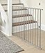 Storkcraft Easy Walk-Thru Metal Safety Gate (Gray) – 27 Inches Tall, Easy to Install, Pet-Friendly, Durable Metal Hardware, Ideal for Children and Larger Pets