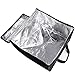 cherrboll Insulated Pizza Delivery Bag, 20 by 20 by 14 -Inch, Commercial Grade Food Delivery Bag, Moisture Free