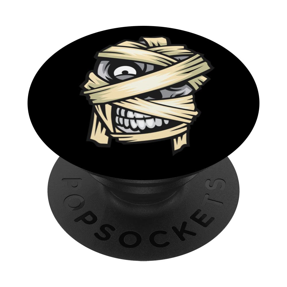Mad Mummy Pop Socket Halloween Pop Sockets Spooky Halloween PopSockets Swappable PopGrip