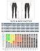 KUBEER Yoga Pants Yoga Capris Leggings Workout Running Sports Tummy Control Shapewear Black