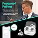 Letsfit True Wireless Earbuds, Bluetooth 5.0 Headphones, HD Stereo Sound Wireless Sports Earphones for Running, Mini Headset with Charging Case, Built-in Microphones, 13.5H Worktime