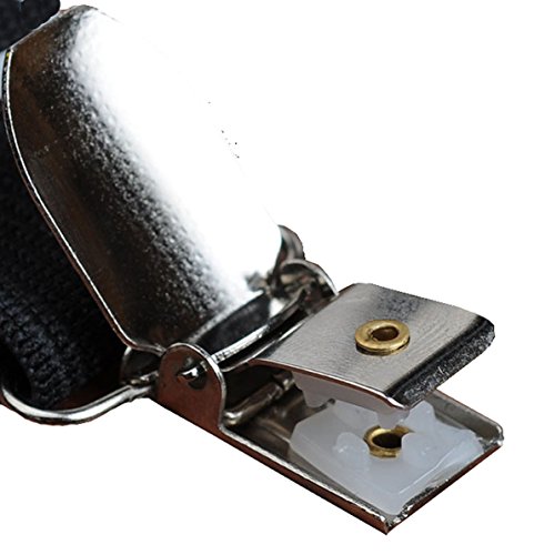 6 Suspenders+Adjustable+Crisscross+Grippers+Fasteners