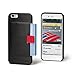 Distil Union Wally Wallet Case for iPhone 6 - Genuine Leather Protective Case (Black/Black)