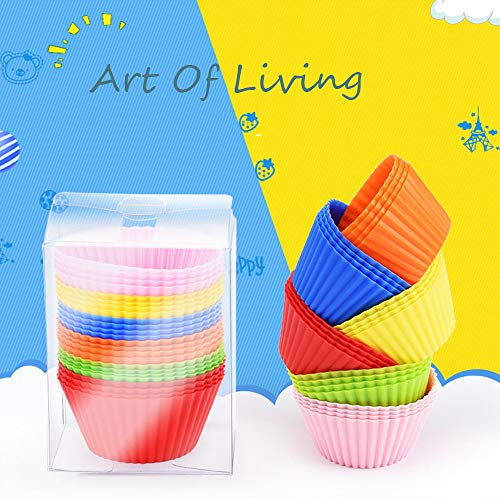 Binmer (TM) 24 PC Kitchen Craft Cake Cups Cookies Muffin Chocolate Liners Wrappers Baking Cupcake Cases 7CM