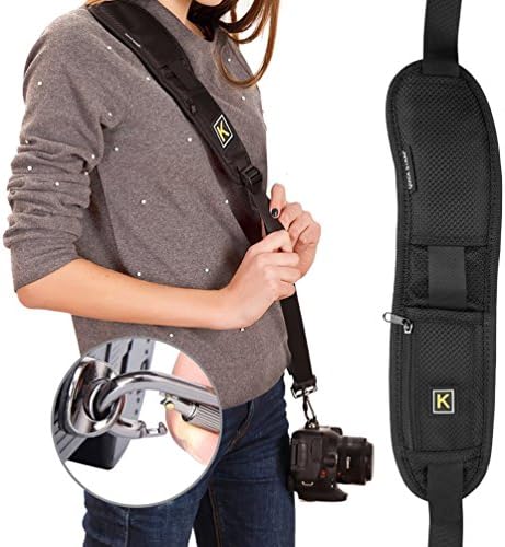 Camera Strap Nikon Cameras and Perfect for All DSLR, Anyprize Equipped with Quick Release Plate and Safety Tether