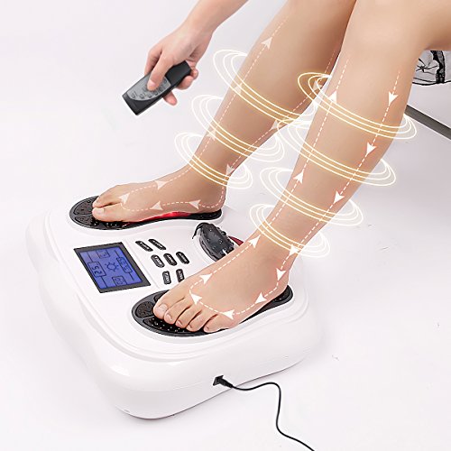 Foot Circulation Device for Neuropathy Pain Relief - Boost Circulation EMS Leg & Foot Massager Machine with Infrared Therapy - Thumbnail 6