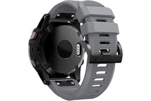 REYDA Silicone Band Compatible with Garmin Fenix 8 51mm, 26mm Quick Fit Watch Band Soft Breathable Silicone Bracelet Wristband Replacement Band for Garmin Fenix 7X/7X Pro/6X/6X Pro/5X/5X Plus/3/3 HR