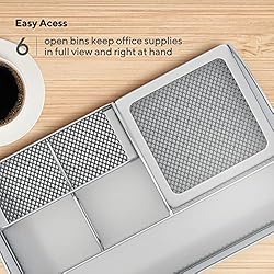 Mindspace Office Desk Organizer with 6 Compartments