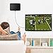 TV Antenna,Clearview HDTV Antenna Indoor 50 Mile Range with Detachable Amplifier Signal Booster,USB Power Supply Digital HD Antenna and 10FT High Performance Coaxial Cable,Black