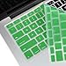 TopCase® GREEN Keyboard Silicone Cover Skin for Macbook 13