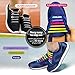 DIAGONAL ONE Gray Elastic No Tie Shoe Laces for Adults Sneakers & Kids Sneakers fits Mens, Womens & Unisex Rubber Shoes, Tieless Shoelaces for Easy Slip On Sneakers, Set of Shoe Laces for Sneakers