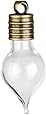 Mini Leere Glas Teardrop Anhänger Charme Fläschchen Wünschen Flaschen 10 Stk. Klar