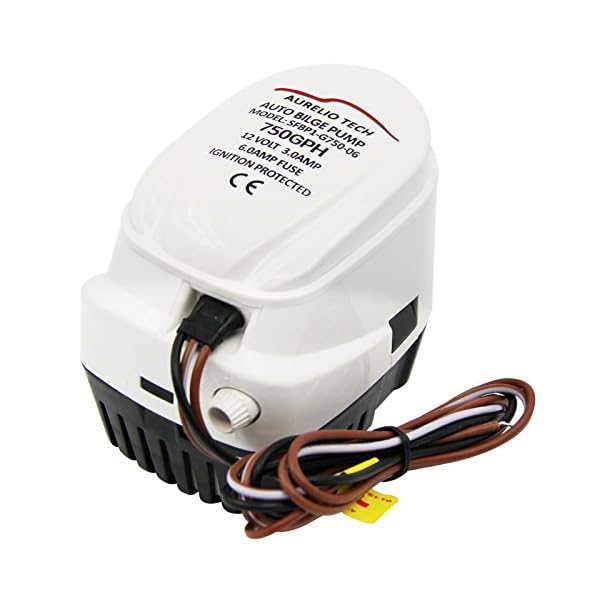 AURELIO-TECH-12V-Automatic-Submersible-Boat-Bilge-Water-Pump-750GPH-Auto-With-Float-Switch AURELIO-TECH-12V-Automatic-Submersible-Boat-Bilge-Water-Pump-750GPH-Auto-With-Float-Switch