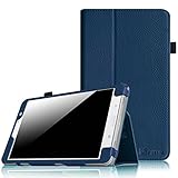 [CORNER PROTECTION] Fintie Samsung Galaxy Tab Pro 8.4 Folio Case - Slim Fit Leather Cover for TabPro 8.4-inch Tablet with Auto Sleep/Wake Feature, Navy
