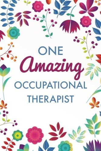 One Amazing Occupational Therapist (6x9 Journal): Purple Blue Floral, Lightly Lined, 120 Pages, Perfect for Notes, Journaling, Mother’s Day and Christmas