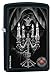 Zippo Anne Stokes Reaper Candle Pocket Lighter, Black Matte