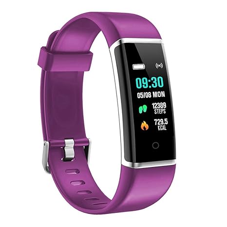 moreFit Fitness Armband Kinder,Wasserdicht IP67 GPS Fitness Tracker Farbbildschirm Aktivitätstracker Schrittzähler Uhr mit St