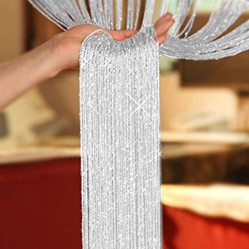 Glitter String Curtain Panel ,Window Panel Room Divider 