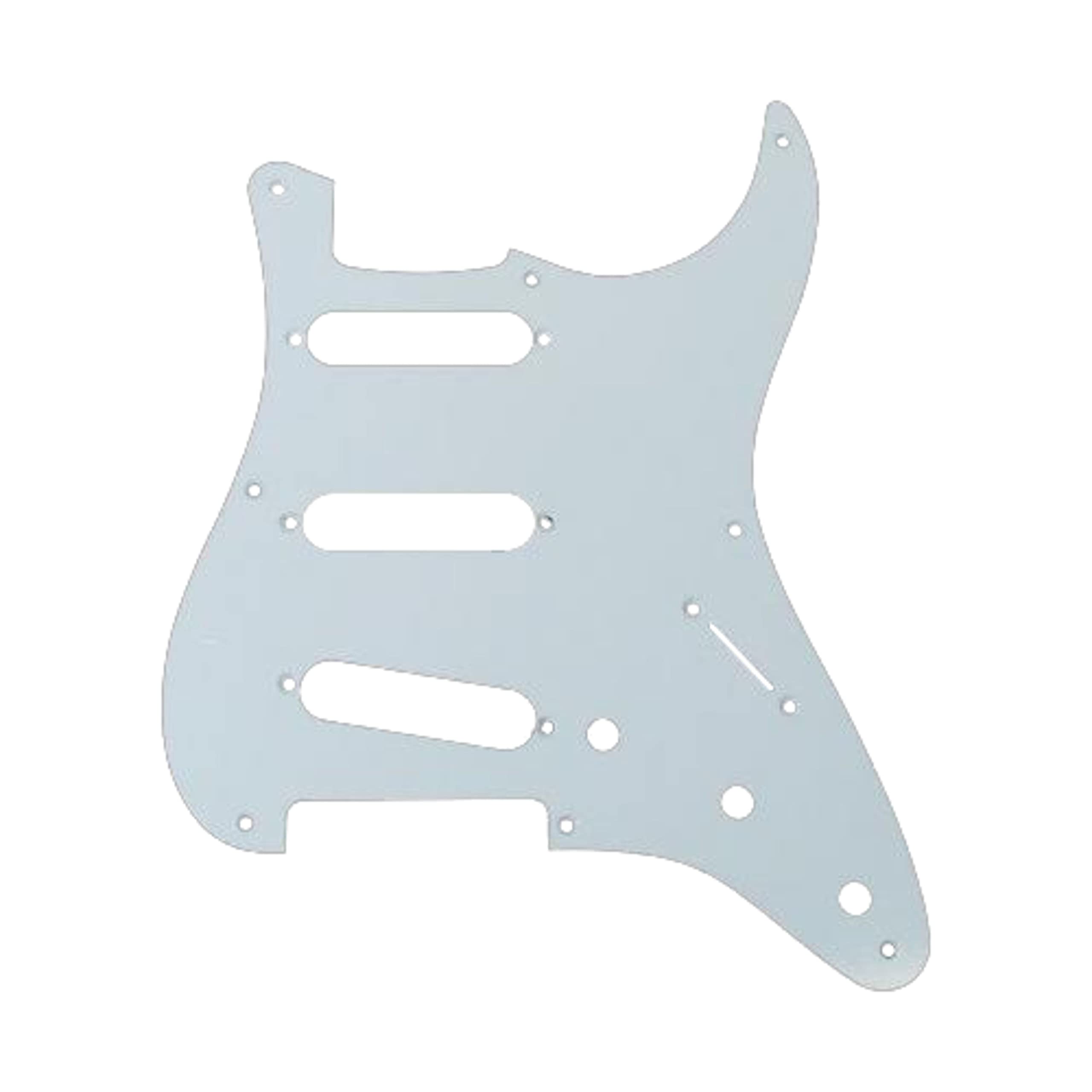 Fender 099-2017-000 1-Ply White 8-Hole Mount S/S/S Stratocaster Pickguard