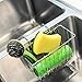 Sponge Holder for Kitchen Sink Kitchen Tools,Kitchen Sink Holder for Sponges Dish Brush,Kitchen Sponge Holder Stainless Steel Kitchen Sink Organizer Sponge Rack Sink Caddy Dish Sponge Holder