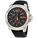 BOSS Orange Men's 'NEW YORK' Quartz Stainless Steel and Silicone Casual Watch, Color:Black (Model: 1513346)