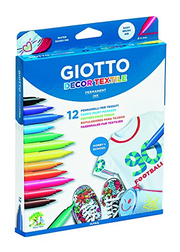 Giotto - Feutre Textile Pointe Moyenne - Etui De 12 [Jouet]