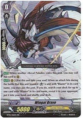 Amazon Com Cardfight Vanguard Tcg Wingal Brave Bt05 016en