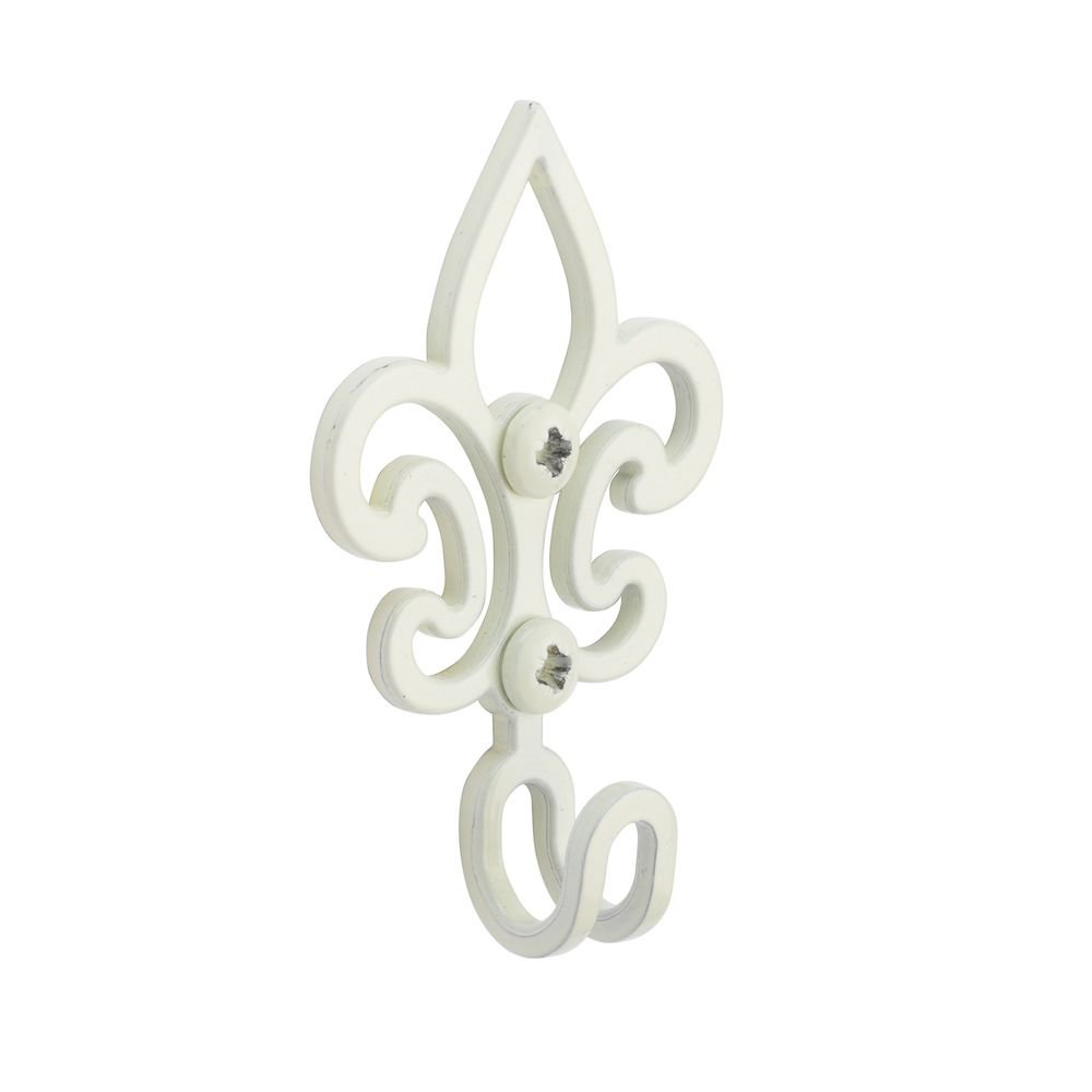 Tiger Hook Towel Clothes, Metal, Ivory, 3 X 5 X 7.5 cm