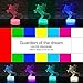 JMLLYCO Unicorn Night Light Unicorn Gifts 16 Colors Change with Remote Control Optical Illusion Kids Lamp As a Gift Ideas for Kids and Girls Birthday Gifts