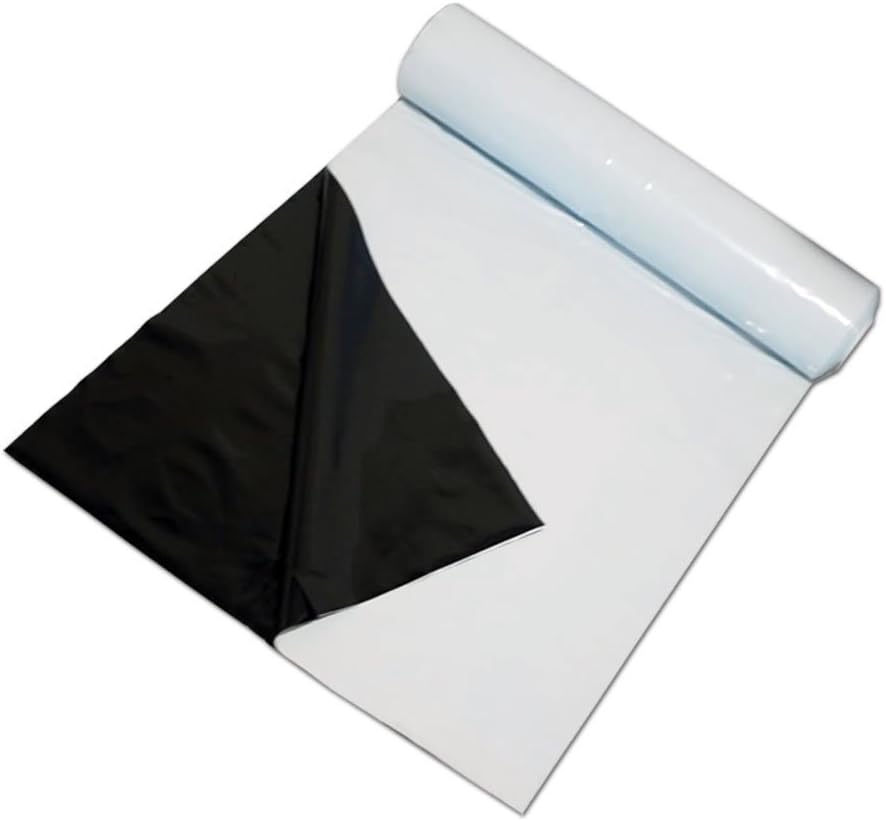 Earth Start Panda Film 10' x 50', Black White Poly