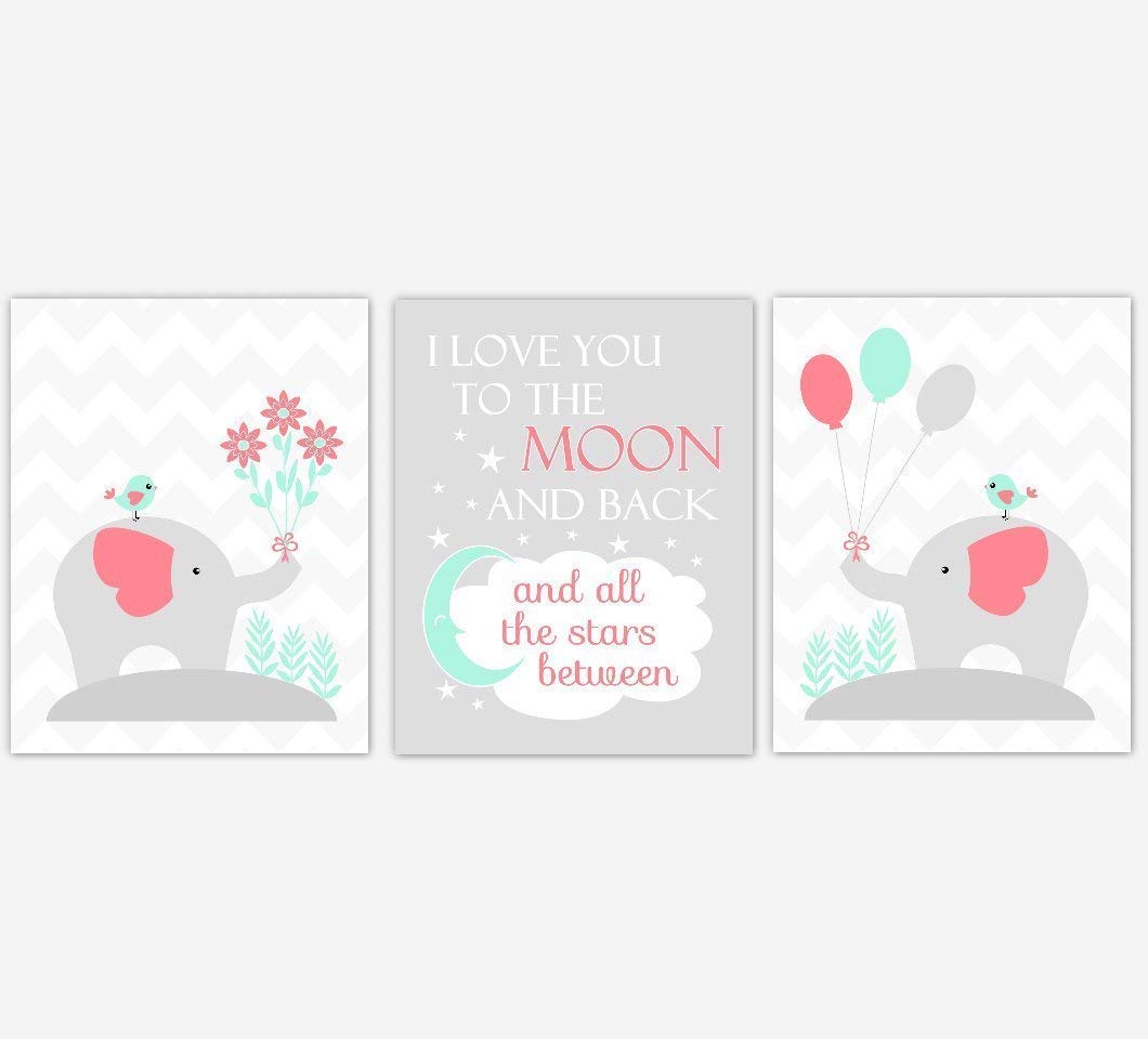 safari jungle animals nursery prints